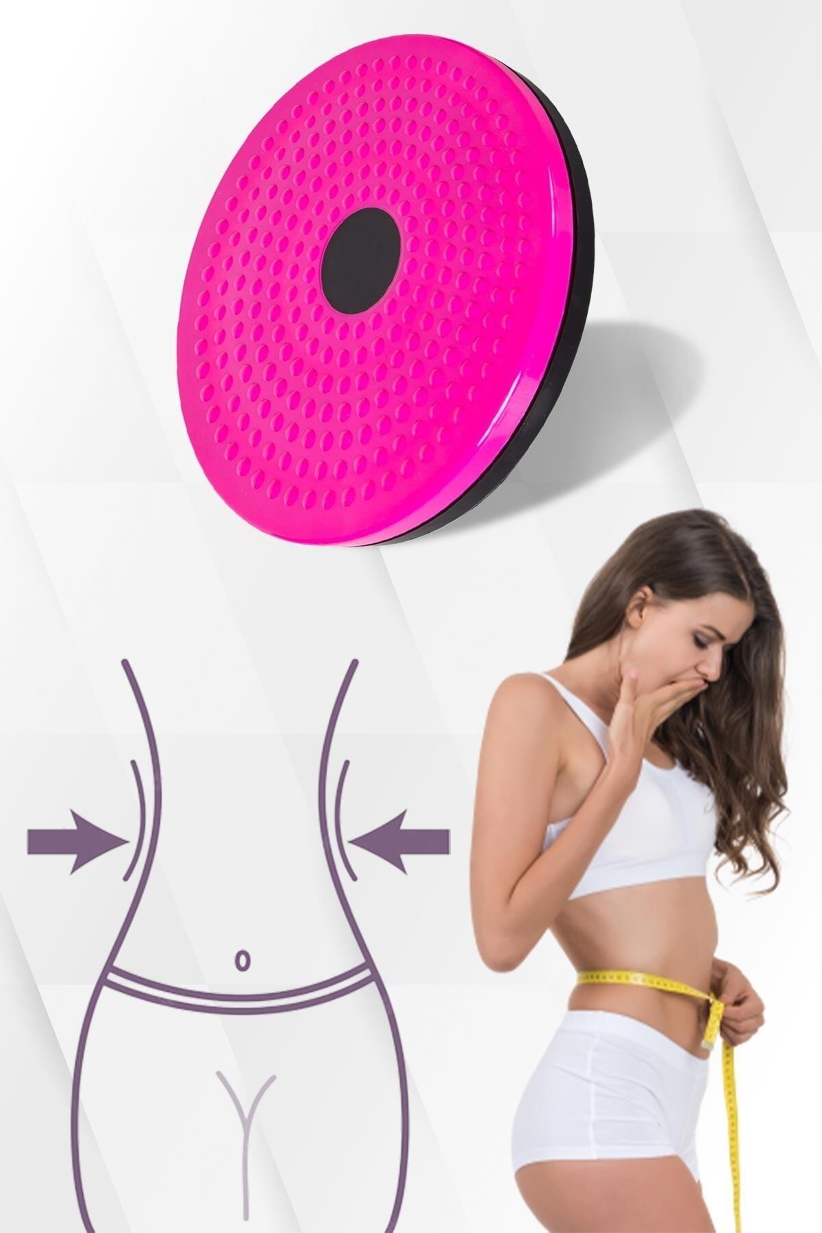 Manyetikli Disc Twister Kalça Ve Bel Inceltici Dönen Disk Evde Spor Aleti