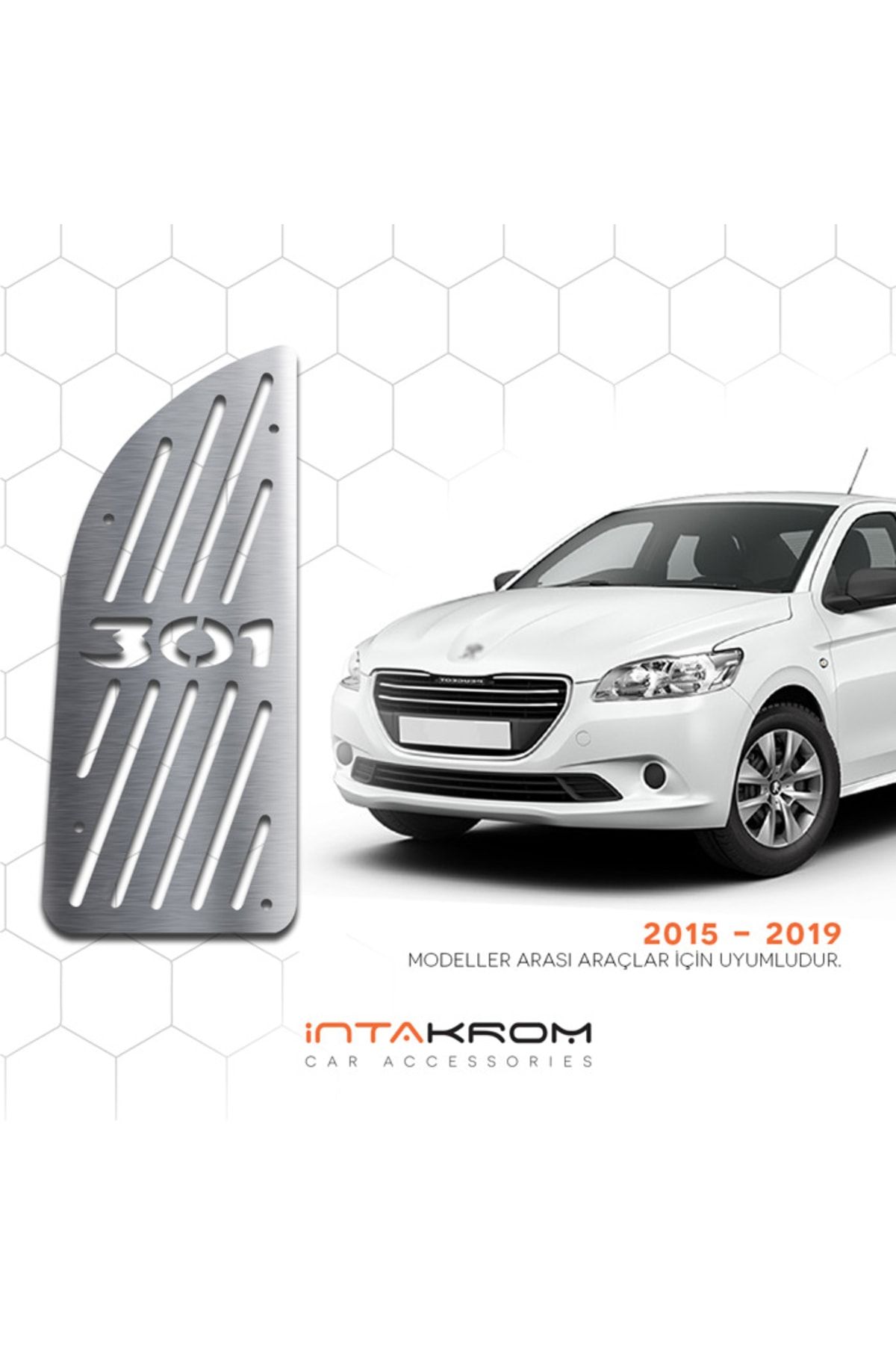 Peugeot 301 Krom Ayak Dinlendirme Pedalı
