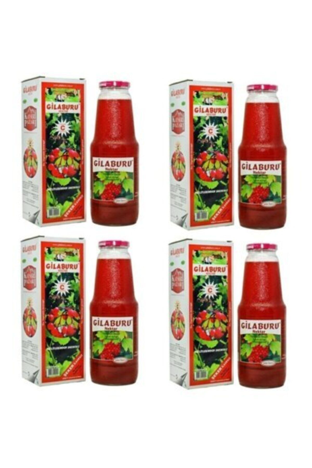 Gilaburu Suyu 1lt X 4 Adet