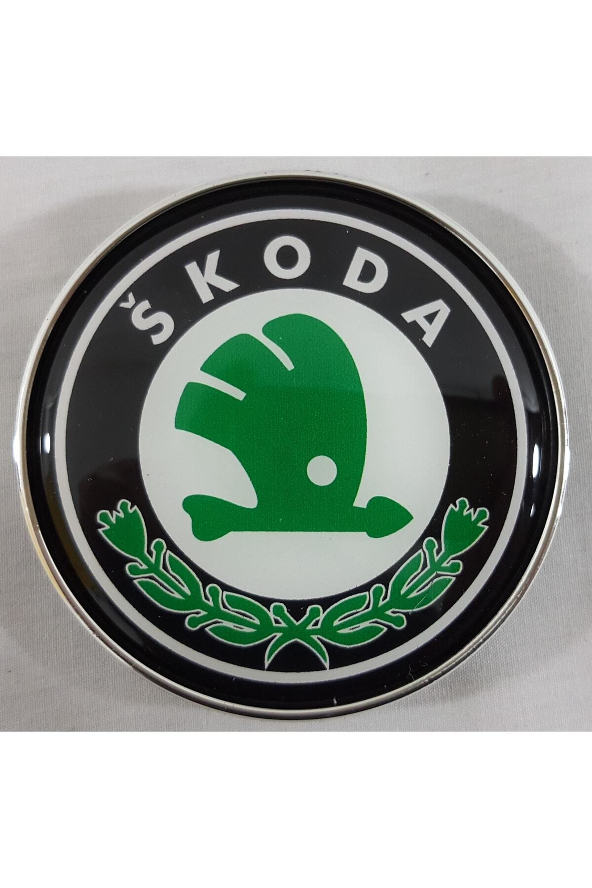 Skoda Bagaj Arması 7.5cm , Skoda Bagaj Logosu , Skoda Bagaj Amblemi , Skoda Bagaj Amblem