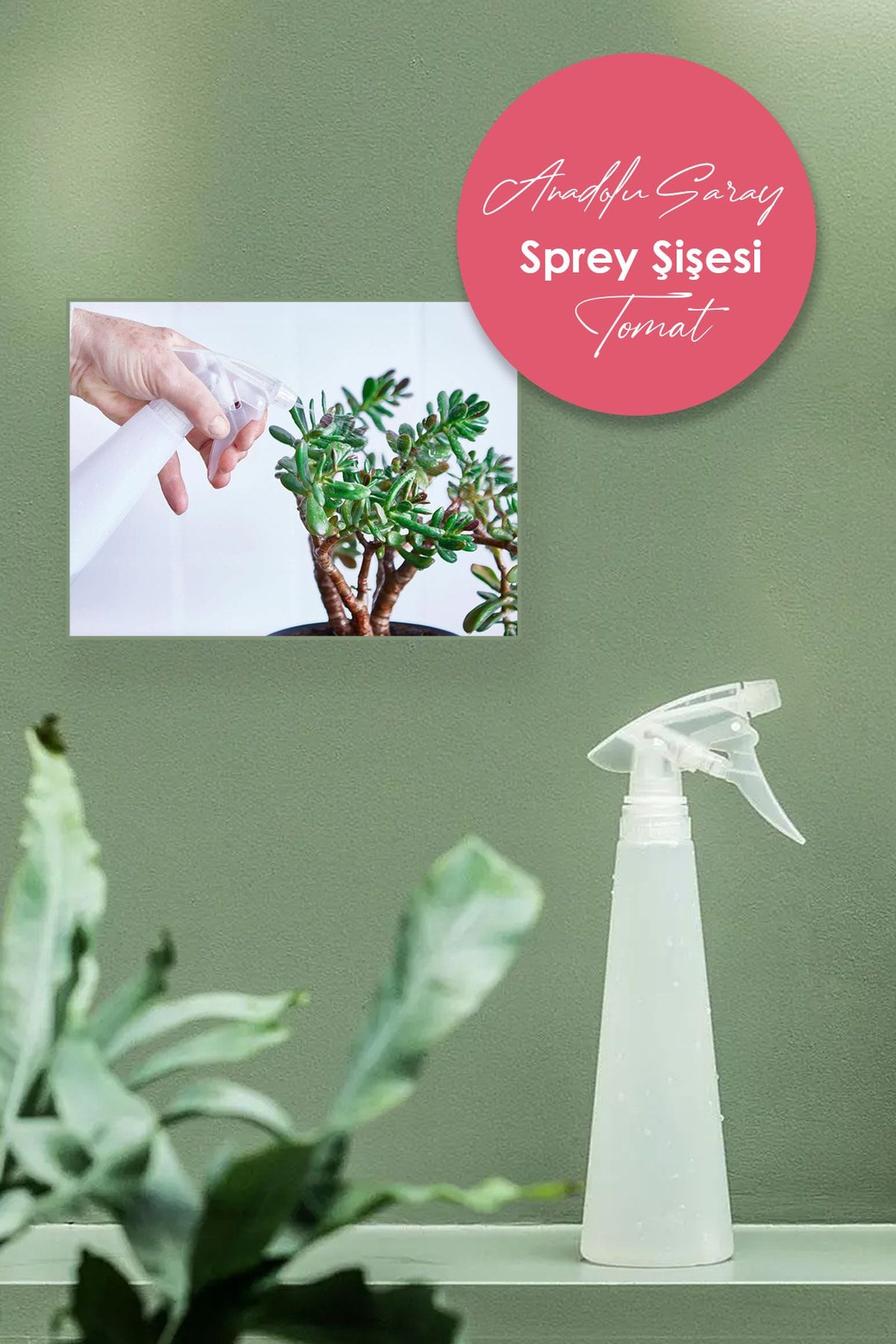 Tomat Sprey Şişesi | Fısfıs Çiçek Sulama Su Sprey Şişesi | Çok Amaçlı Sprey Su Şişesi - 1 Adet