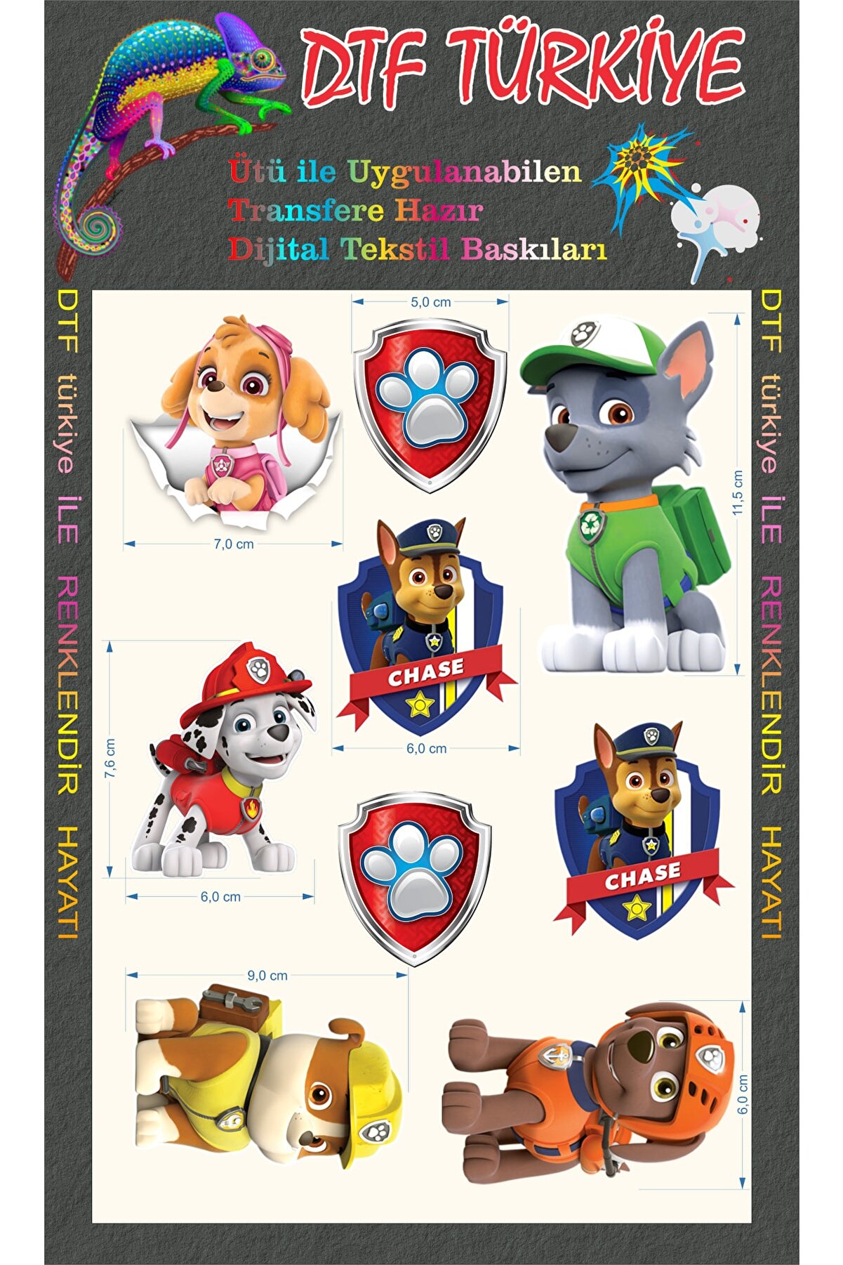 -köpek-arma-etiket Baskı-ütü Ile Baskı-transfer Baskı