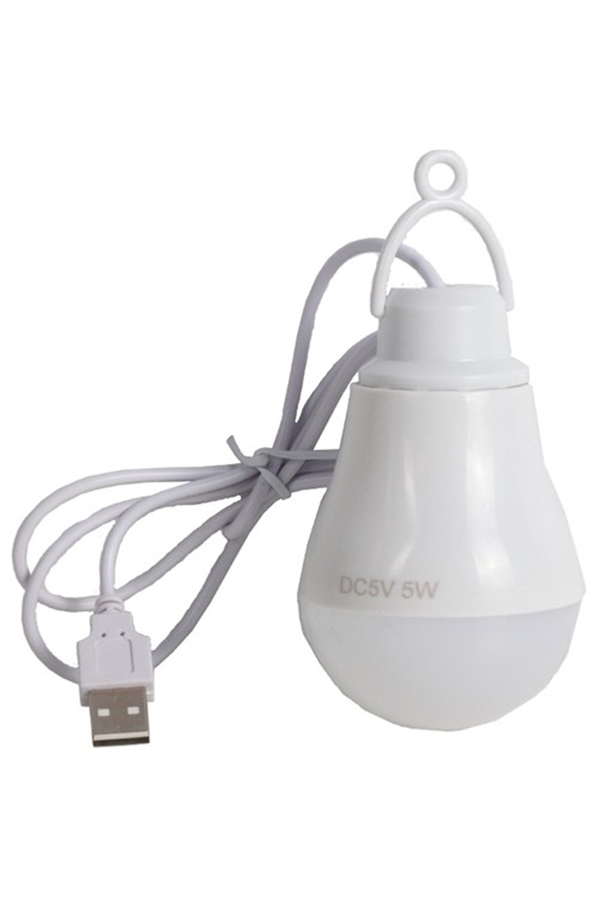 Power Master Usb Kablolu 5 Watt Beyaz Led Ampul %90 Enerji Tasarrufu Renkli