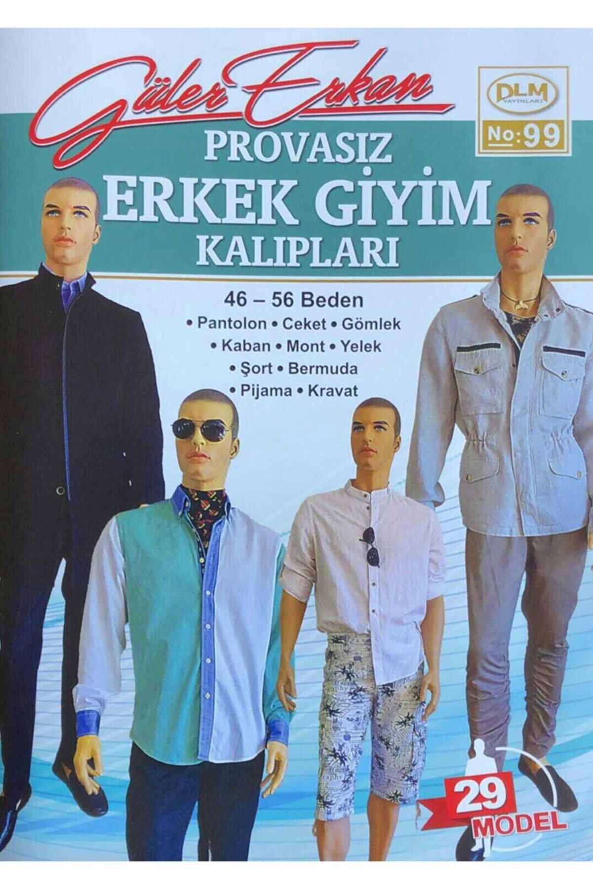 Güler Erkan Provasız Erkek Giyim Kalıpları No 99