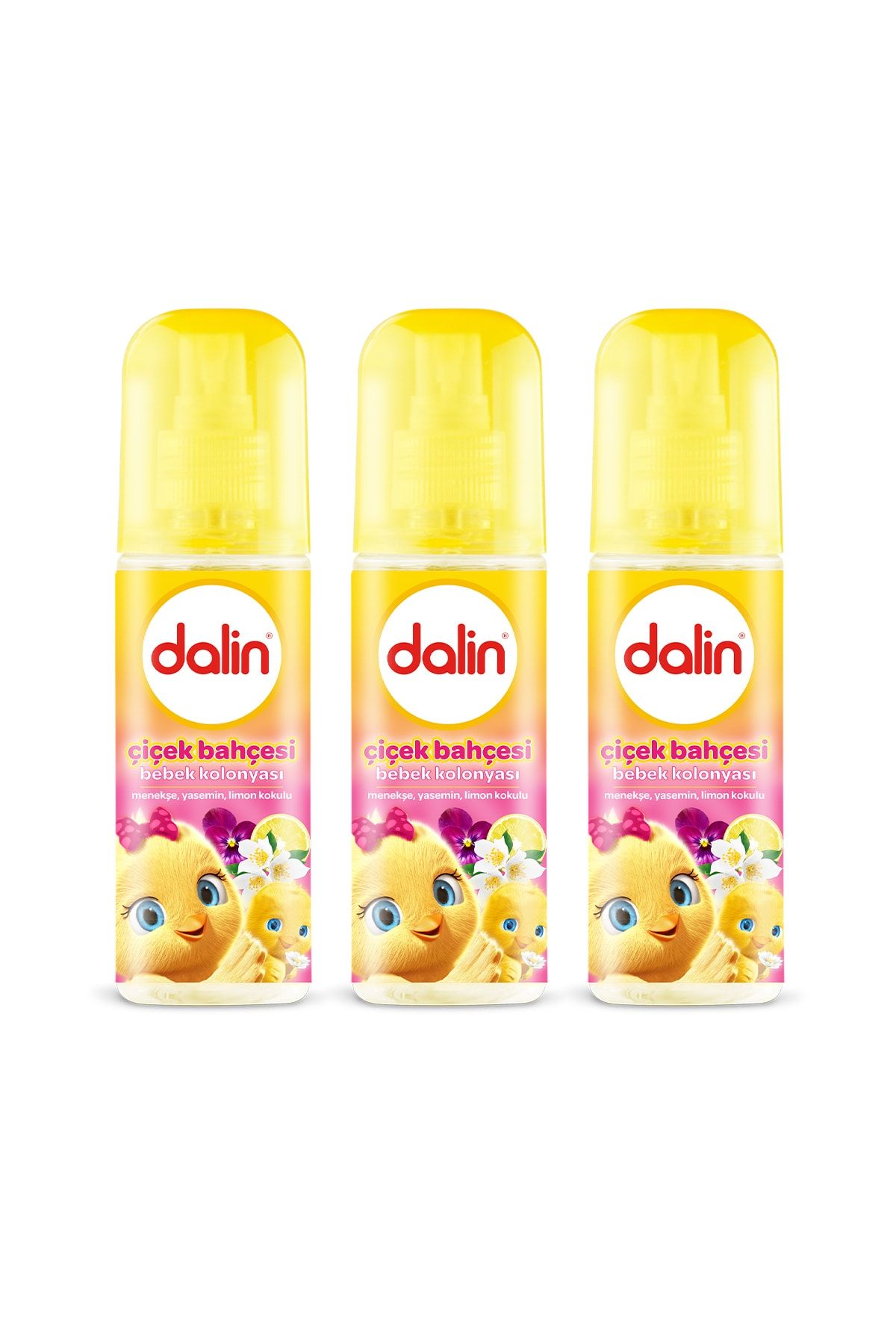 Bebek Kolonyası Çiçek Bahçesi 150ml X 3 Adet