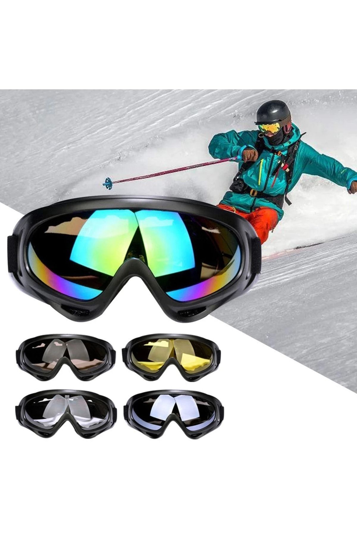 Kayak Snowboard Gözlüğü Unisex