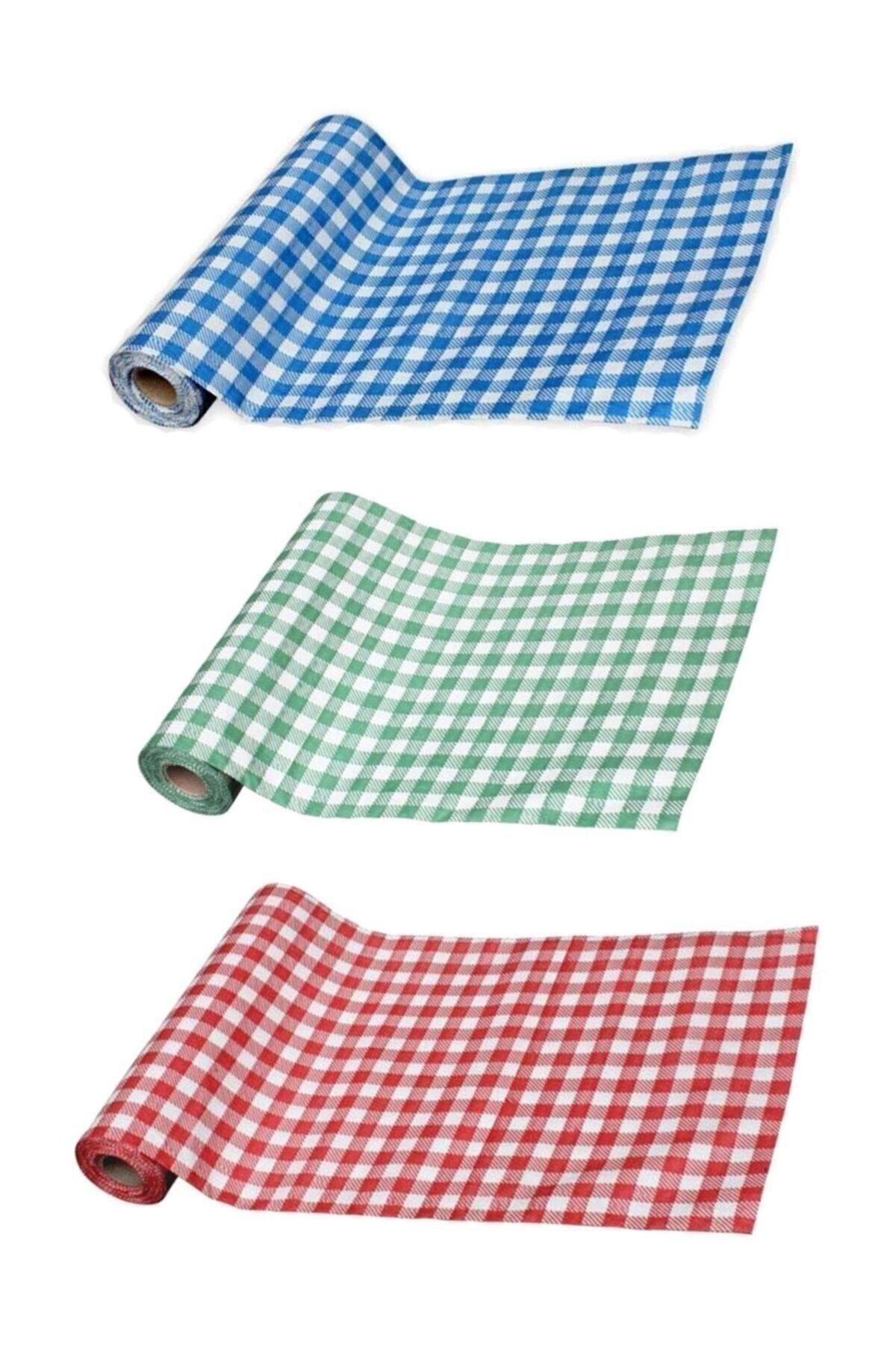 Tek Kullanımlık Masa Ve Aktivite Örtüsü | 100x120 Cm | 3 Rulo | 30 Adet | 3 Renk |