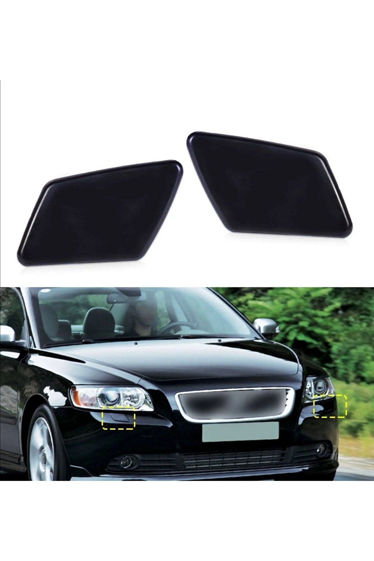 Volvo S40 2 Adet Far Yıkama Kapağı 39991799- 39991798