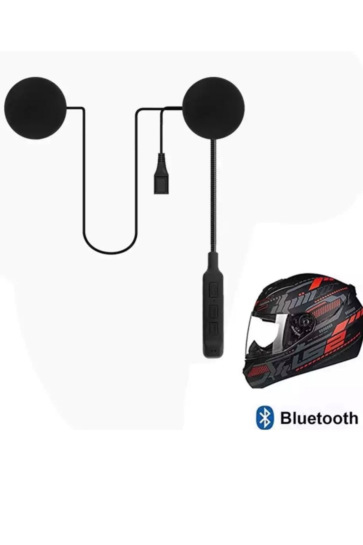 Motor Kurye Bluetooth Motosiklet Kask Kulaklığı Otomatik Cevaplama Bt-11