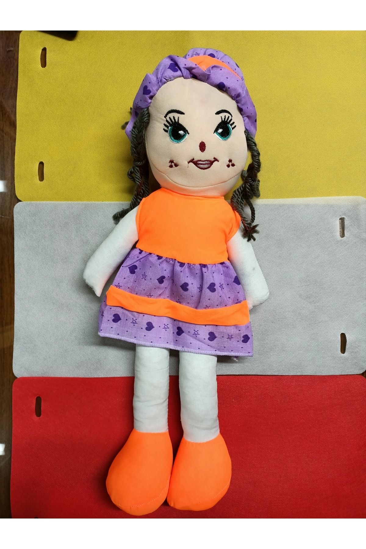 Büyük Bez Bebek Biyeli Oyuncak 50cm