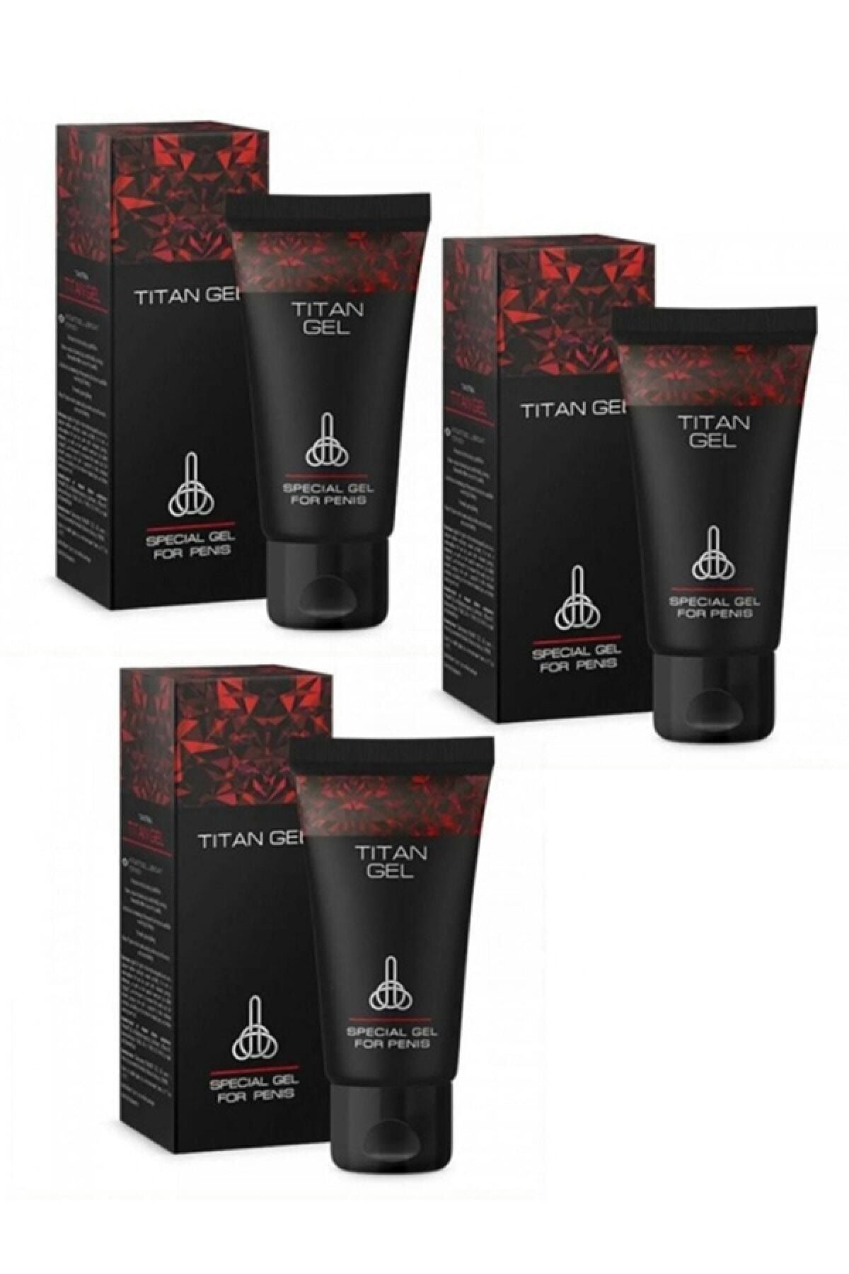 Titan Jel Erkeklere Özel 3 Adet Penis Kremi 50ml