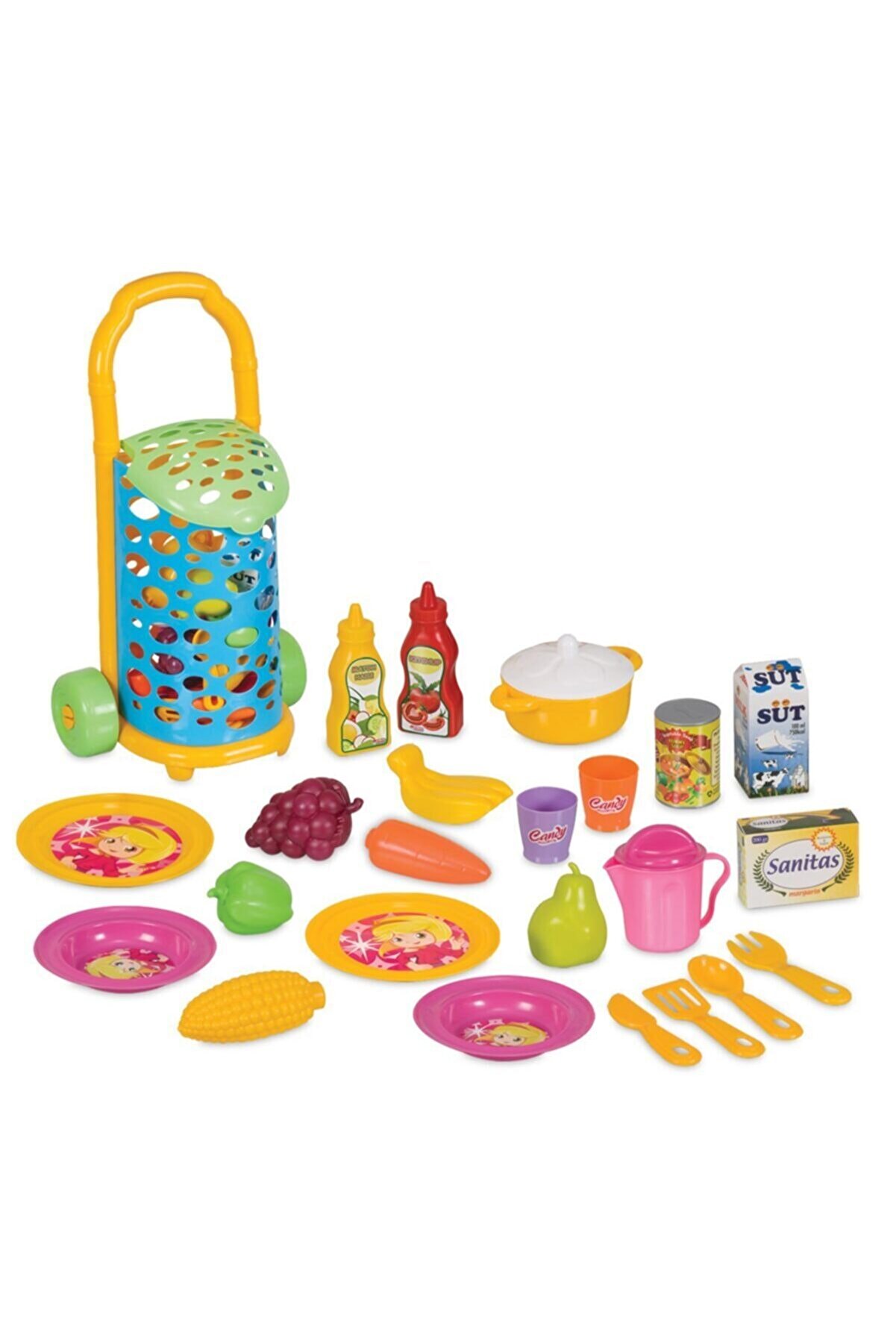 01464 Dede, Candy &amp; Ken Pazar Arabası / +3 Yaş