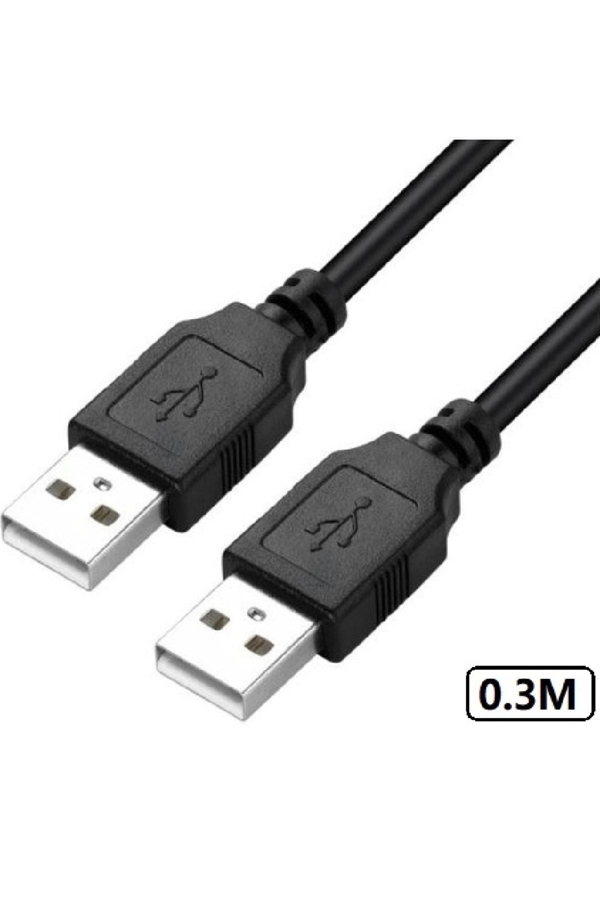 5246 Usb Uzatma Kablosu 0.3 Metre Uzatıcı Iki Ucu Erkek Erkek 30cm