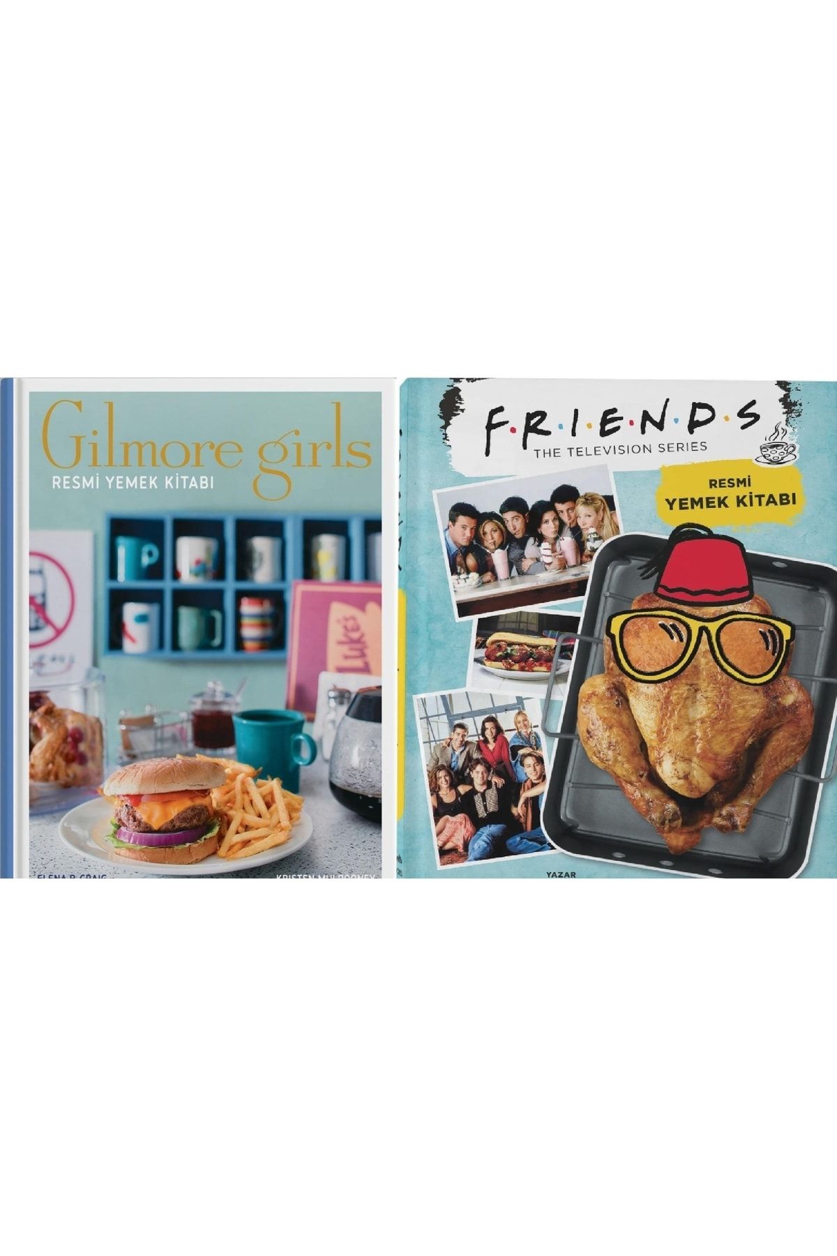 Gilmore Girls + Friends Resmi Yemek Kitabı (ciltli) 2 Kitap Takım