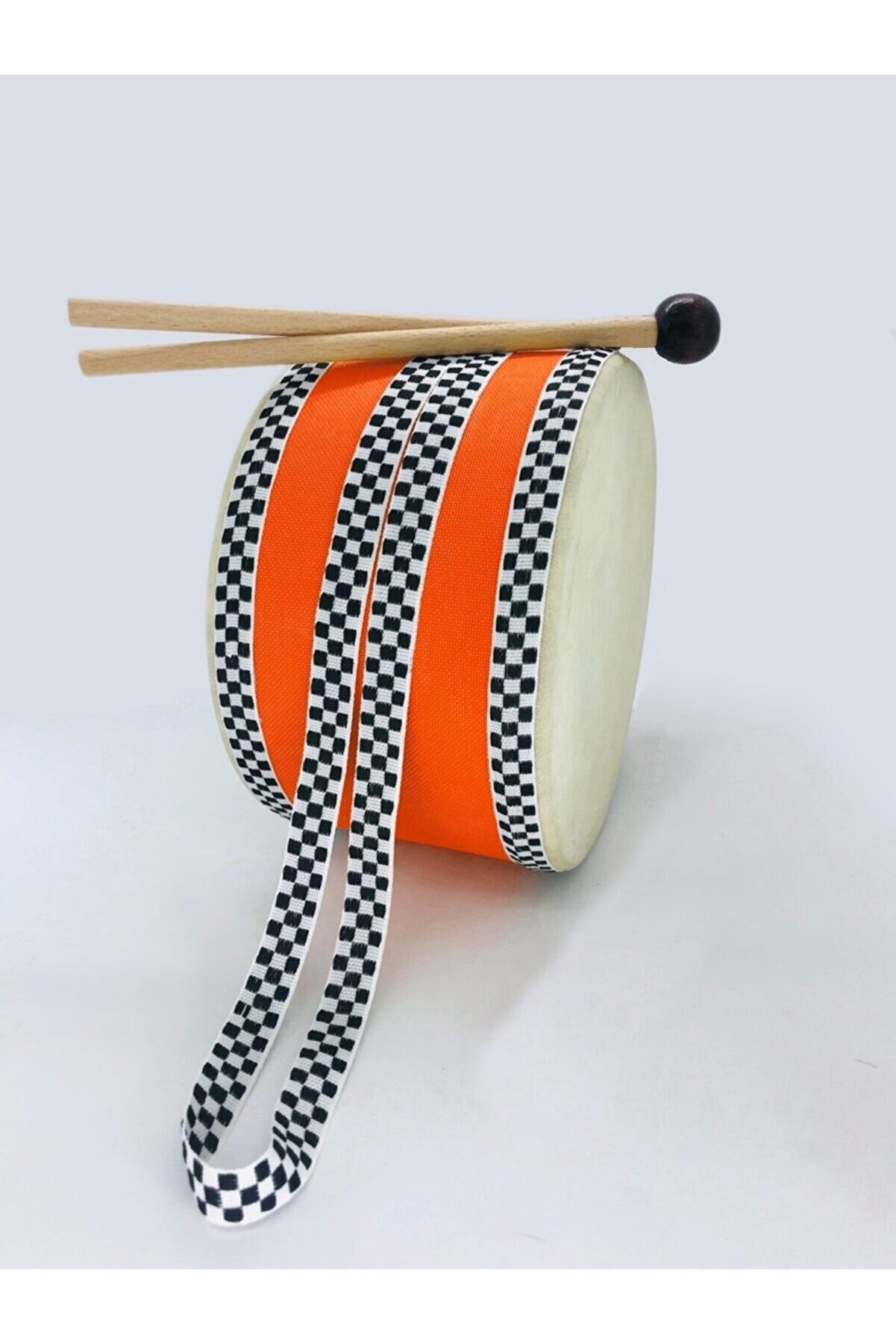 Özel Derili Çocuk Davulu - Bambu Düdük
