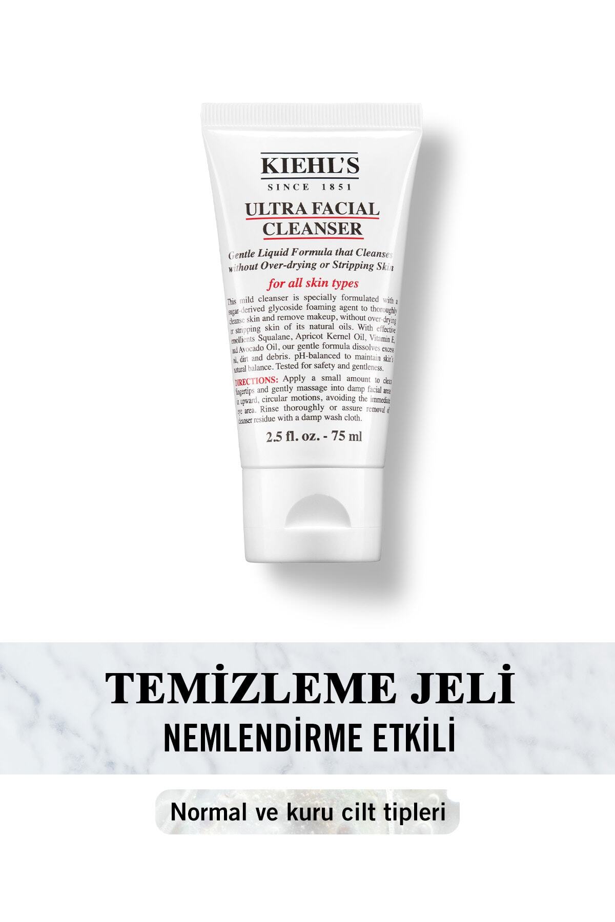 Ultra Facial Normal Ve Kuru Ciltler Için Günlük Temizleme Jeli 75 Ml