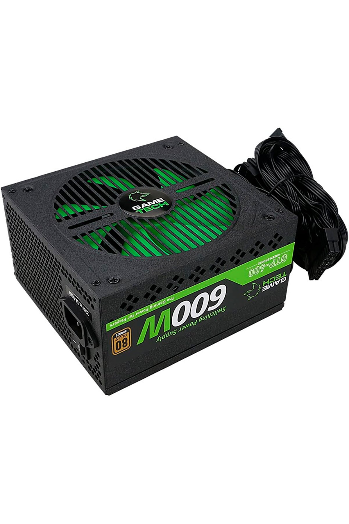 Gtp-600 600w 80 Plus Bronze Power Supply Pc Güç Kaynağı