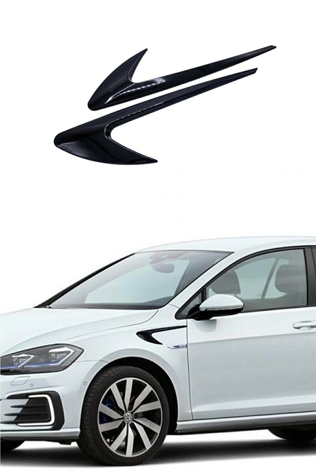 Universal Oto Çamurluk Venti Sağ Ve Sol Her Araca Uygun Nike Şeklinde Çamurluk Süsü