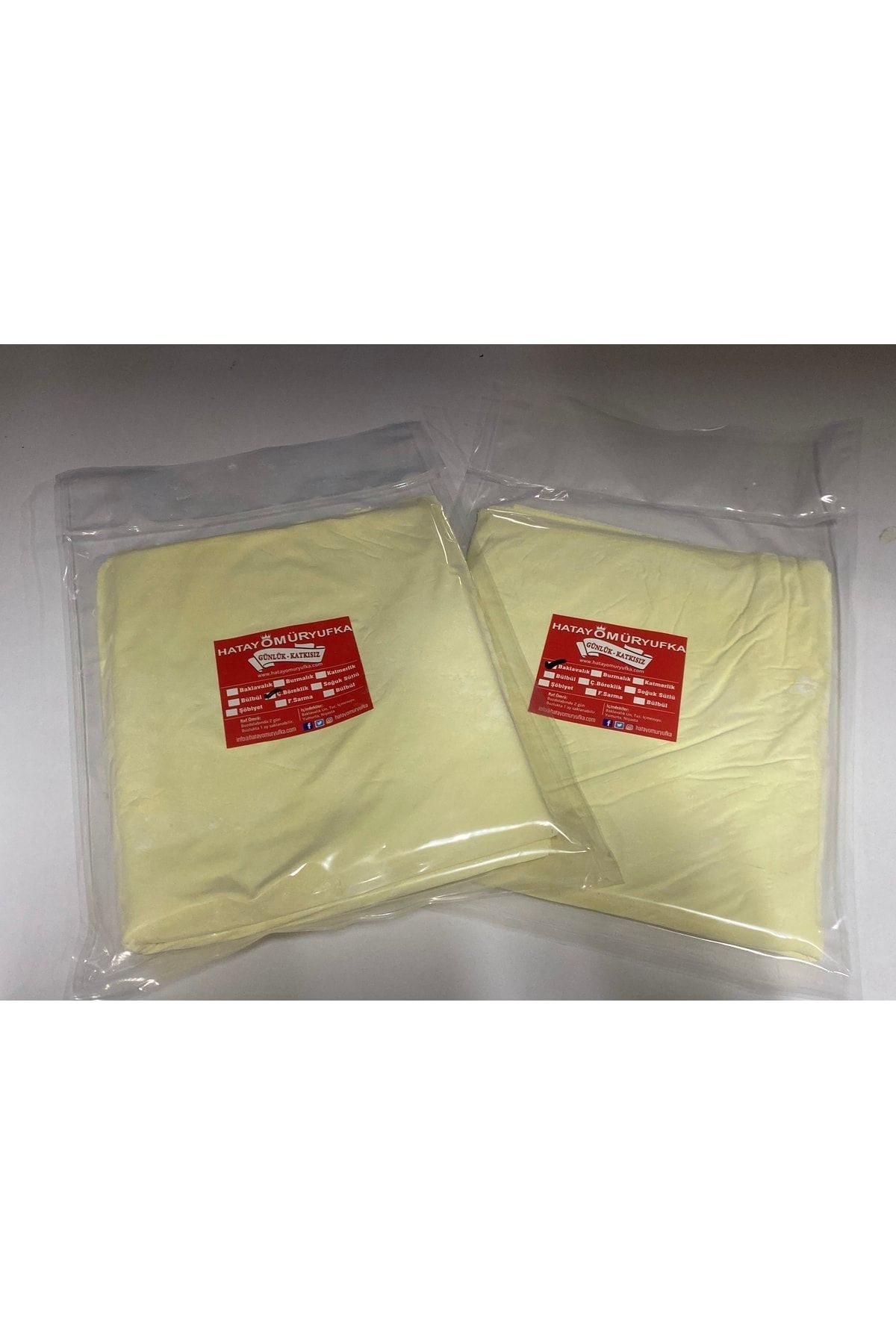 Baklavalık Böreklik Yufka ( 2 Li Set )