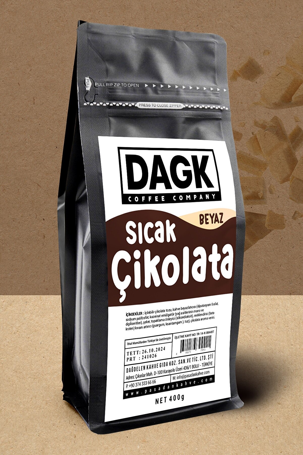 Beyaz Sıcak Çikolata 400g