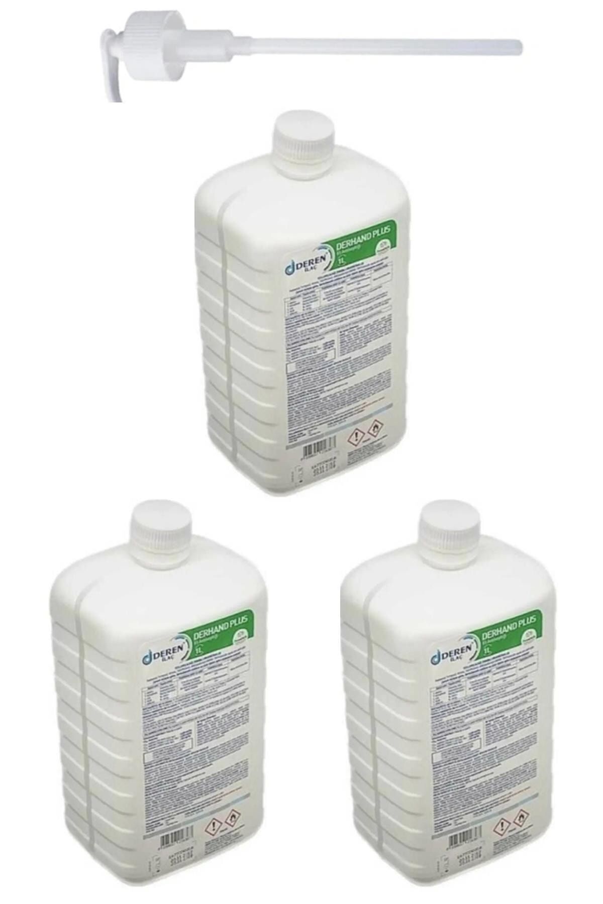 Derhand Plus 1 Lt 3 Adet Pompa Başlık Hediyeli