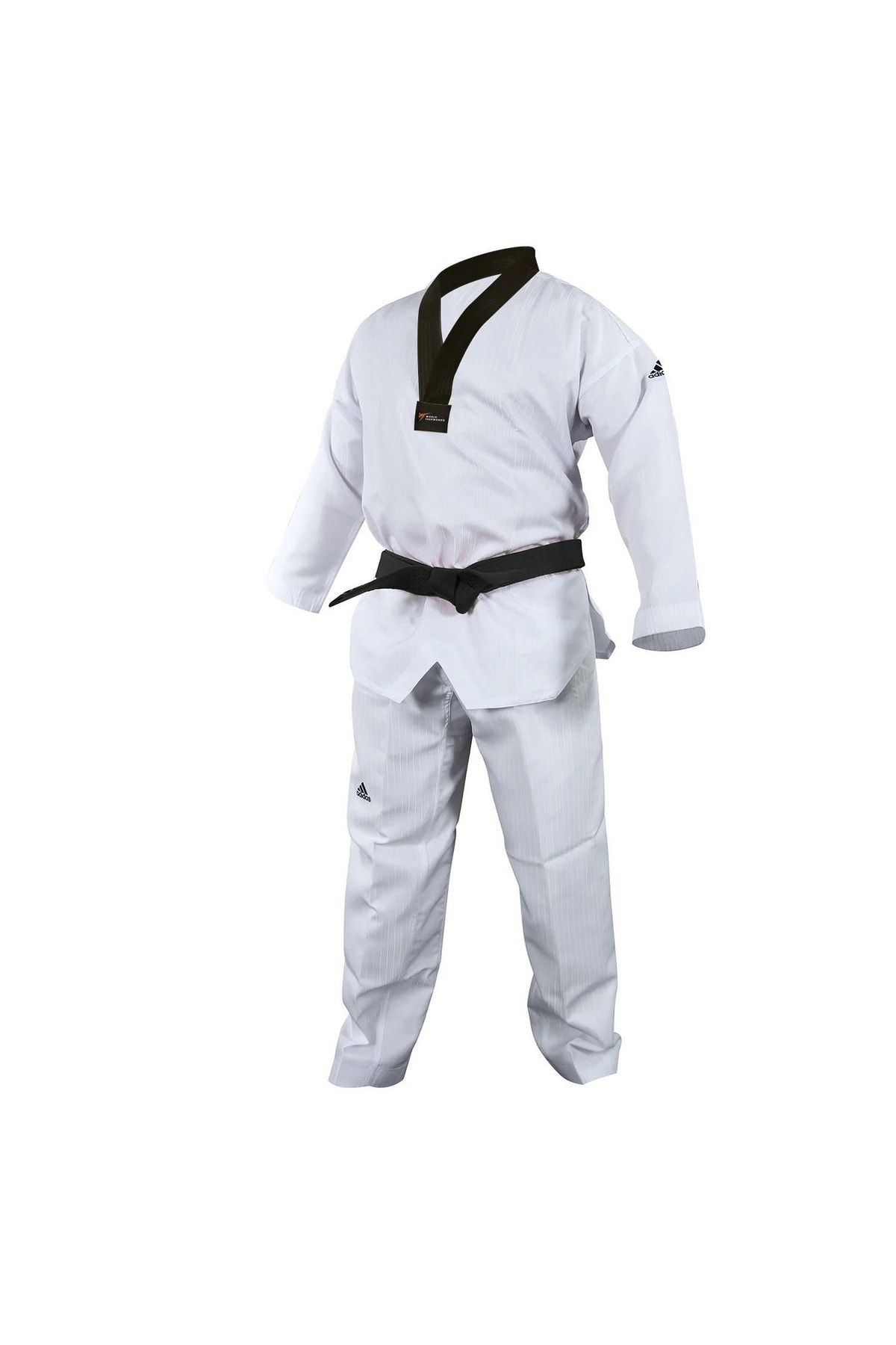 Adı-start Siyah Yaka Taekwondo Müsabaka Elbisesi