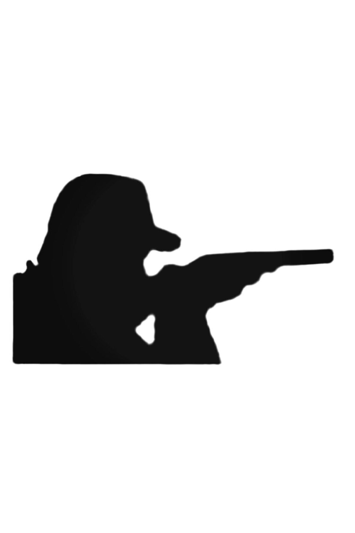 Avcısıs Amp Guns Style 466 Sticker Araba Oto Arma Duvar Sticker Ev Dekoratif Çıkartma 20 cm