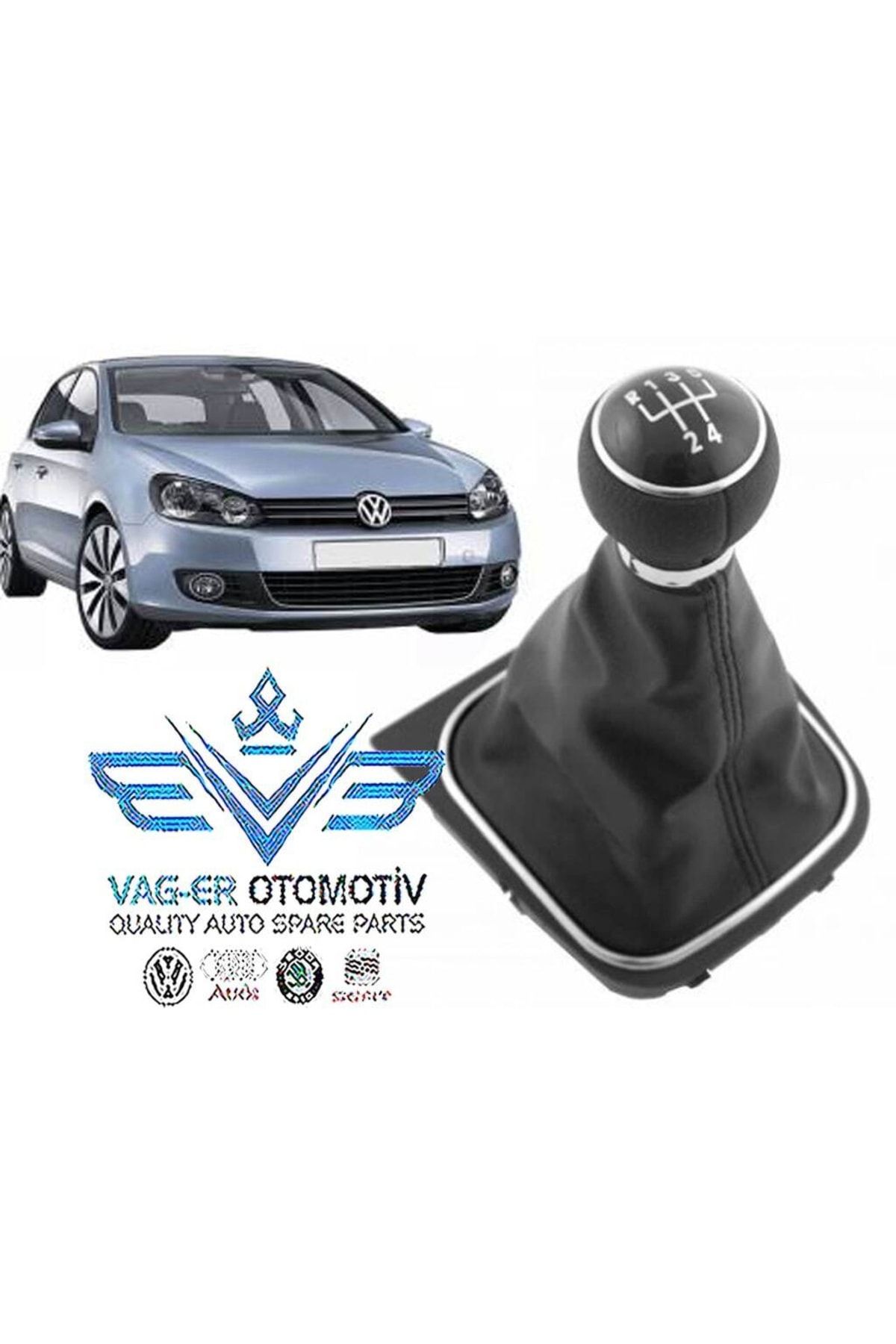 Vw Golf 6 2009-2012 Manuel Vites Topuzu Kolu Körüğü 1k0711113cd