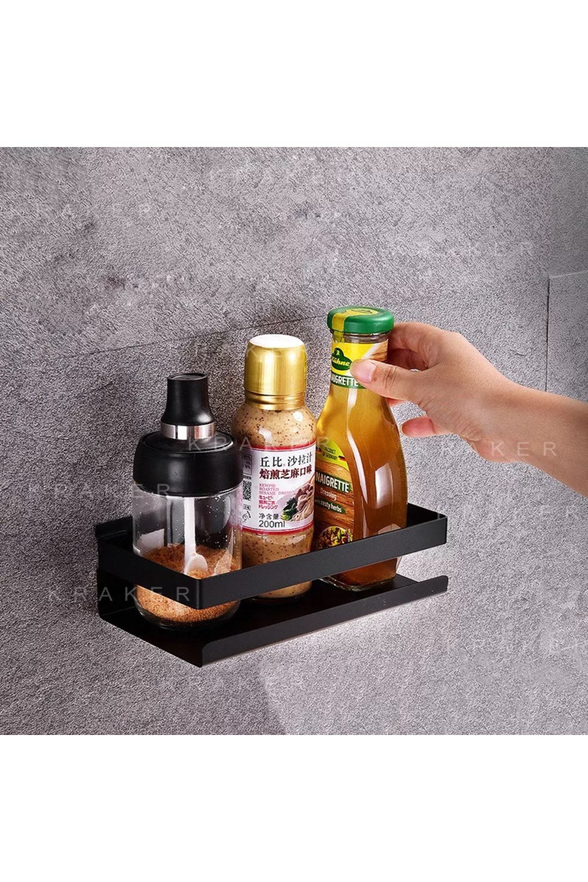 Banyo Rafları Sondajsız Köşe Rafı Duvara Monte Duş Tutucu Tuvalet Düzenleyici Banyo Aksesuarları
