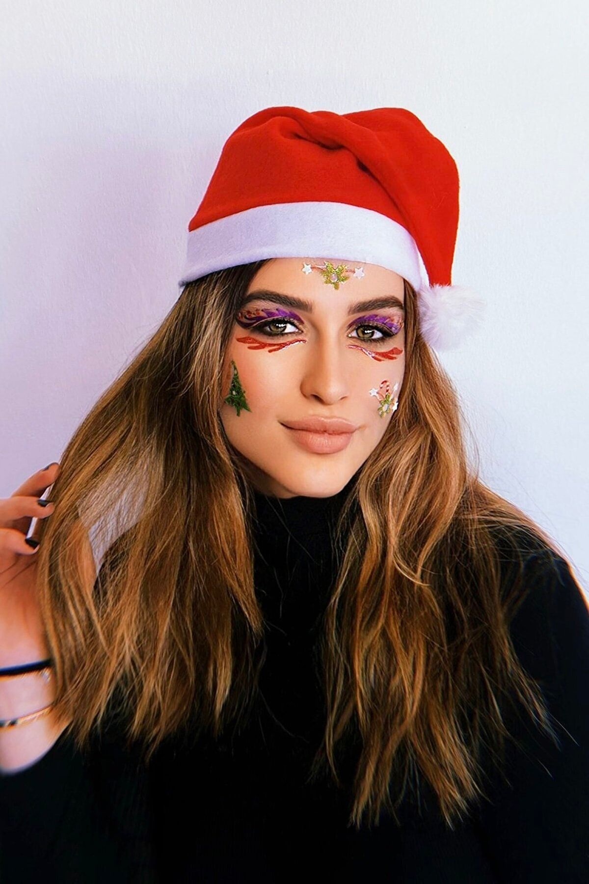 Noel Baba Yılbaşı Şapkası %100 Polar Yıkanabilir Parti Şapkası