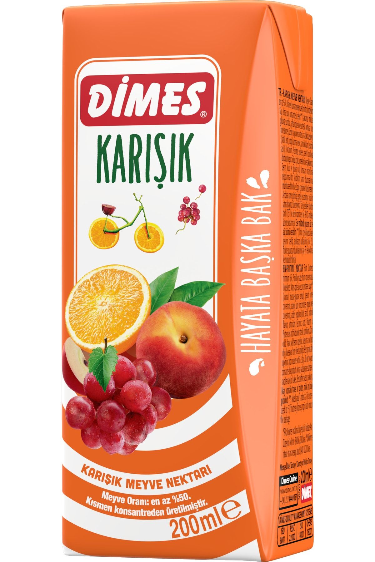Meyve Nektarı Karışık 200 ml 27 Adet