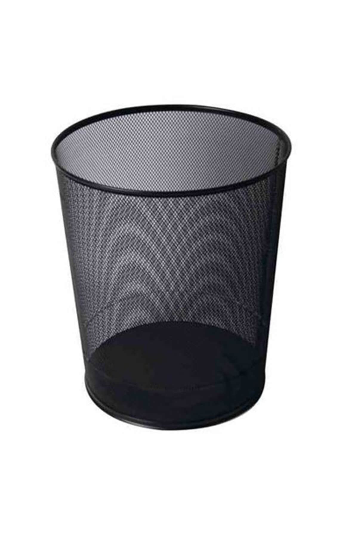 Kraf Metal File Çöp Kutusu Siyah Renkli 540g Fx