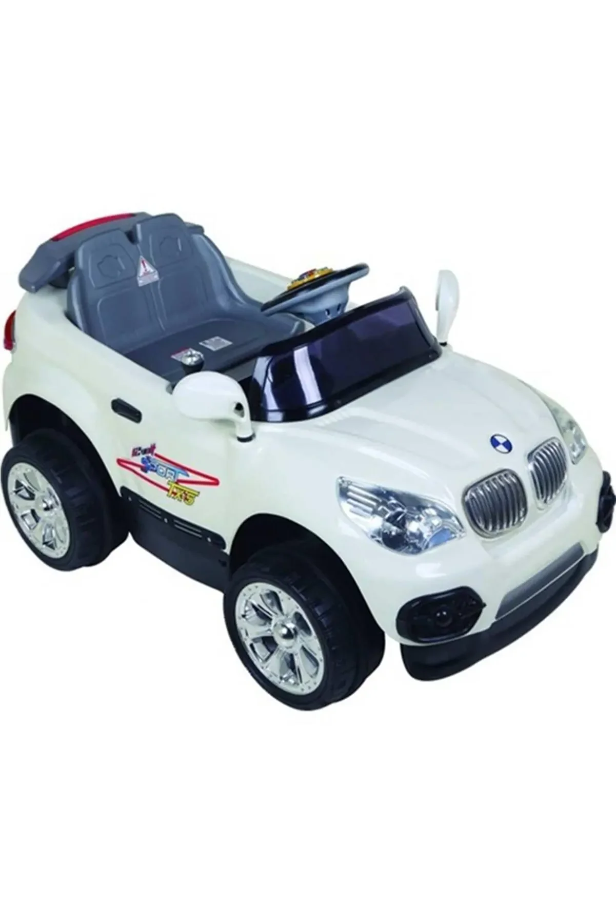 Aliş Uzaktan Kumandalı Tx5 Sport Bmw Model Akülü Araba 12 Volt 12 Amper Beyaz