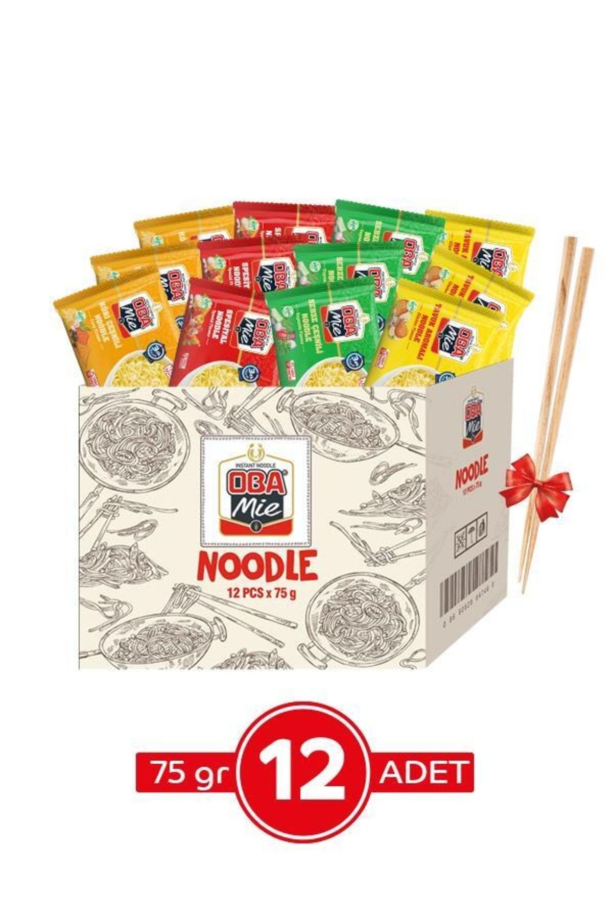 Oba Mie Karma Çeşnili Noodle 12'li