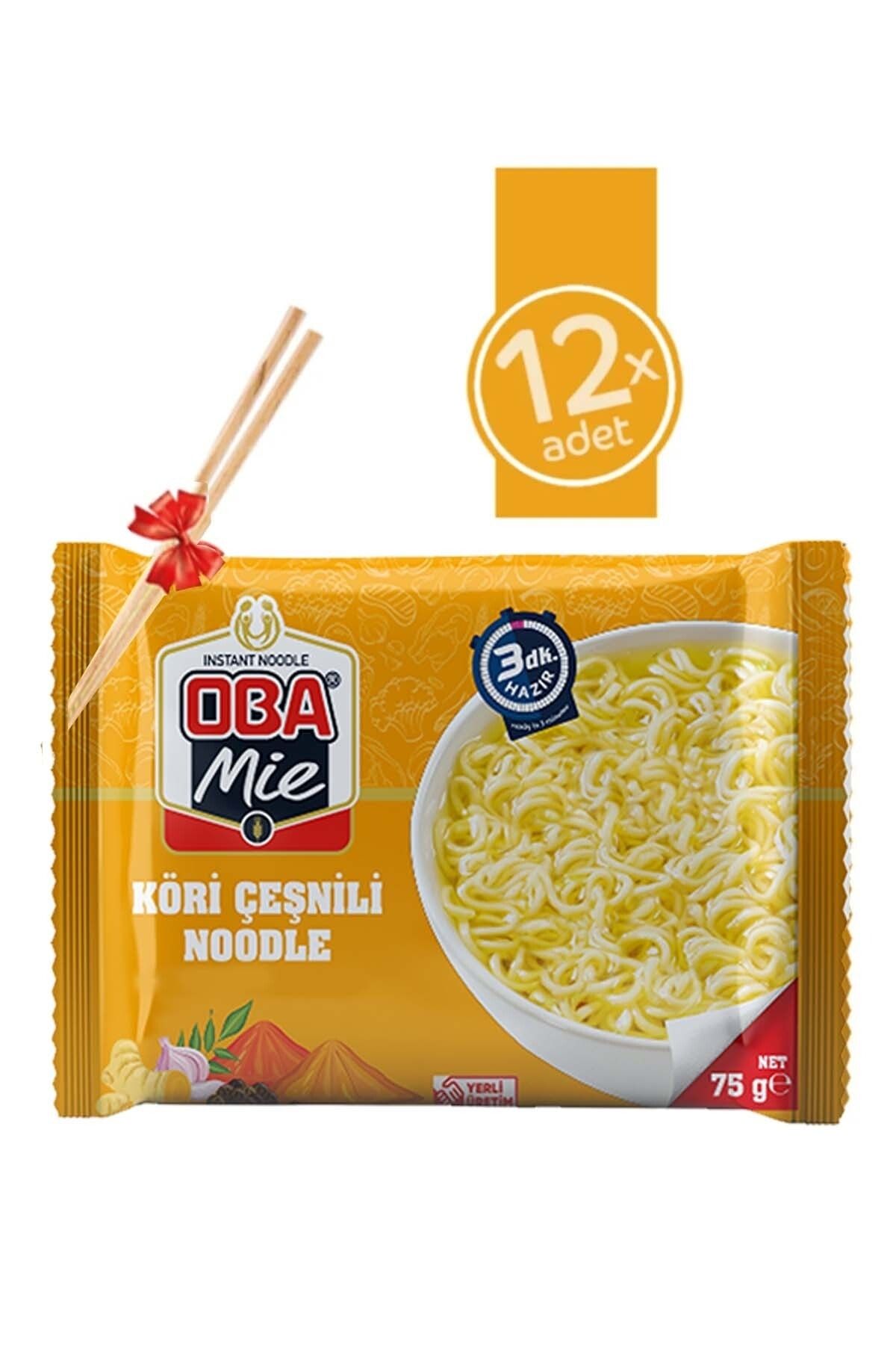 Oba Mie Köri Çeşnili Noodle 12'li