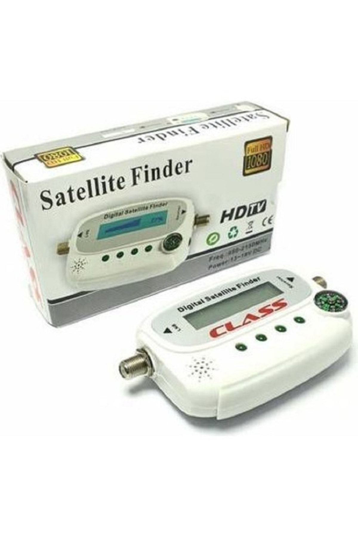 Class Acr120 Satfinder Lcd Ekran Pusulalı Dijital Uydu Bulucu Frekans Ayarlama Kanal Bulma Yeni