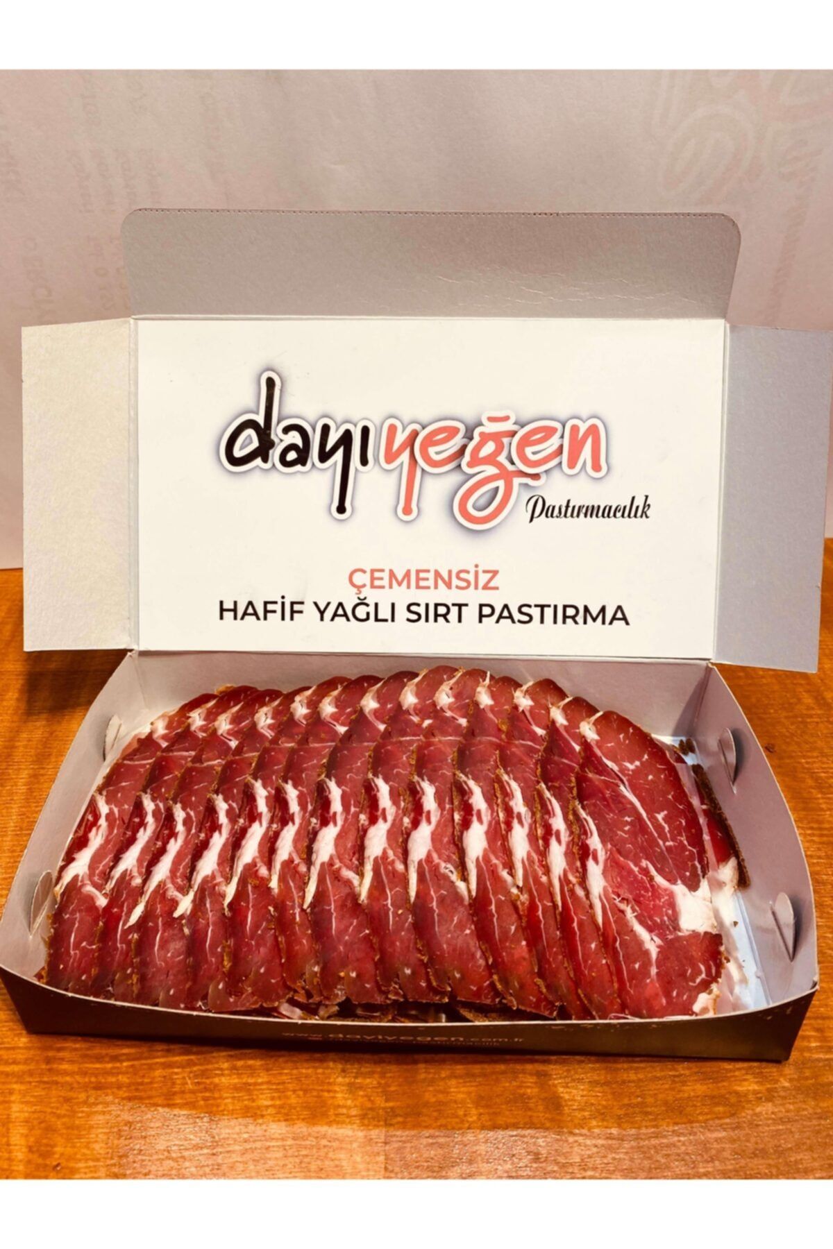 Dayı Yeğen Çemensiz Hafif Yağlı Sırt Pastırma 500 gr- Kayseri