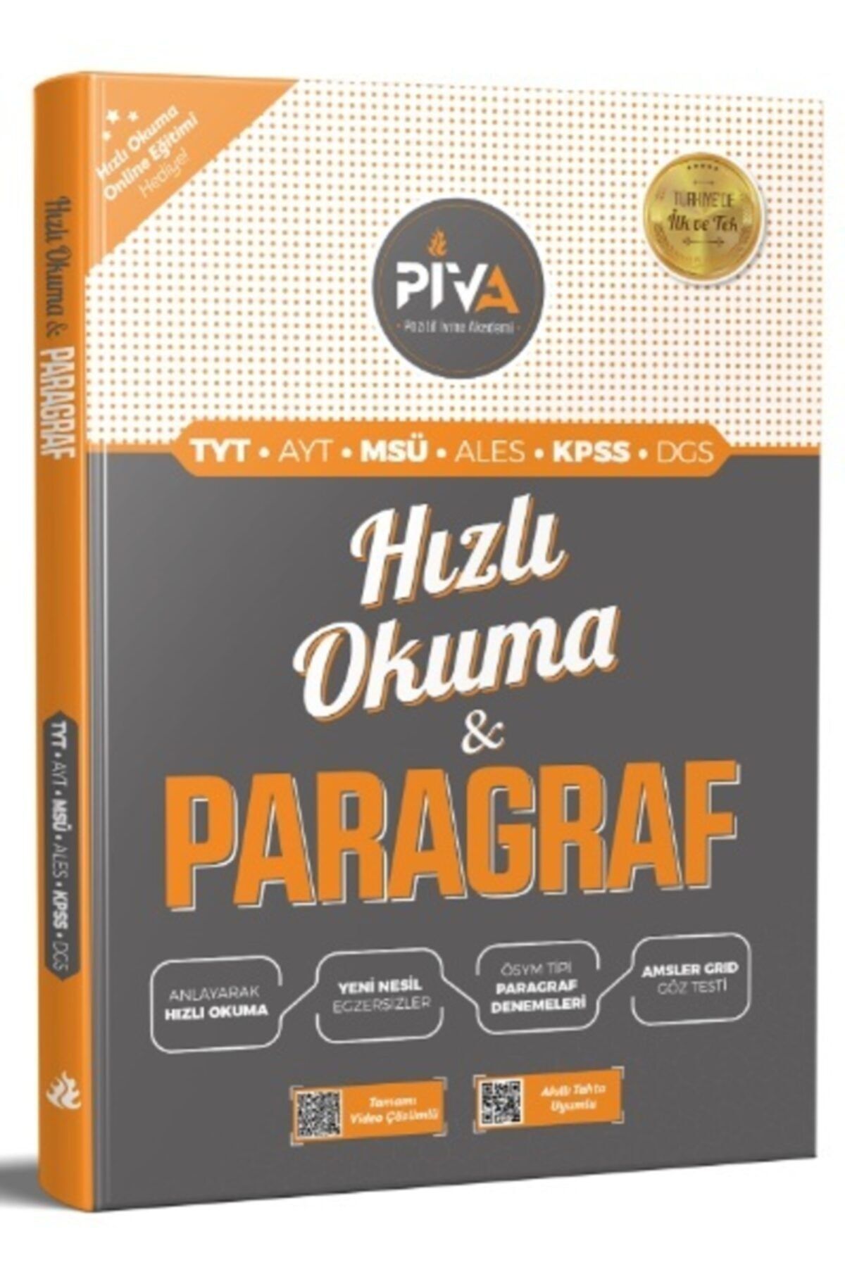 Hızlı Okuma Ve Paragraf Kitabı + Anlayarak Hızlı Okuma Online Eğitimi Hediye