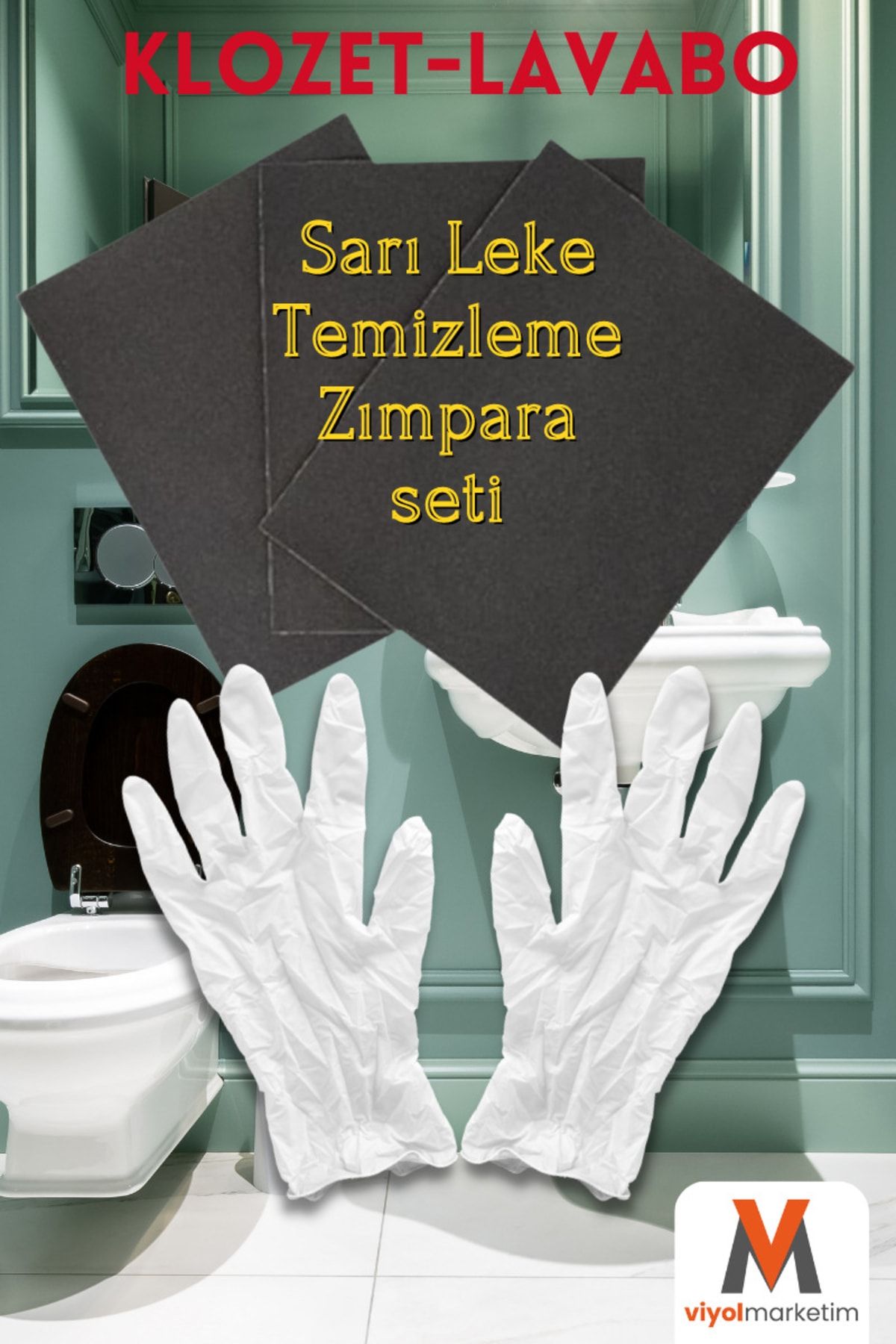 Klozet Lavabo Sarı Leke Temizleme Zımpara Seti 3 Adet Ince Su Zımparası