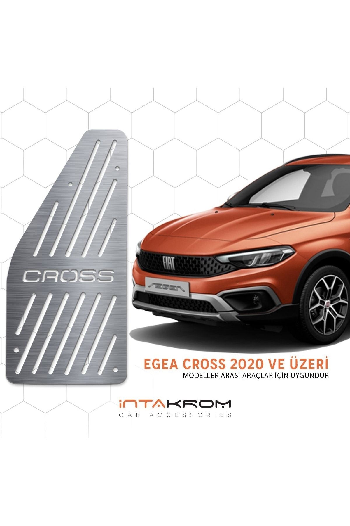 Fiat Egea Cross Krom Ayak Dinlendirme Pedalı - 2020 Ve Üzeri
