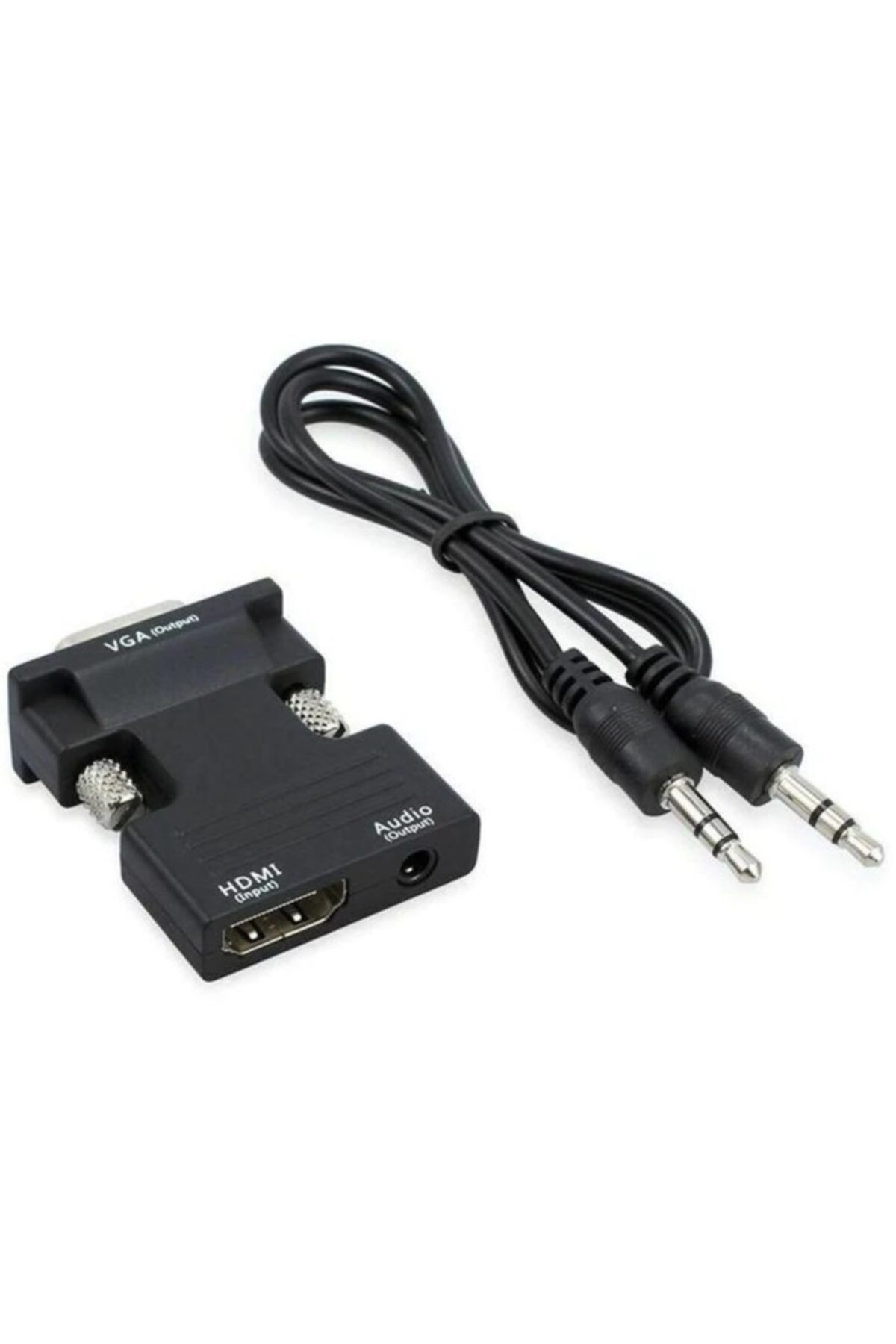 4499 Ses Destekli Hdmi To Vga Monitör Çevirici Dönüştürücü Adaptör