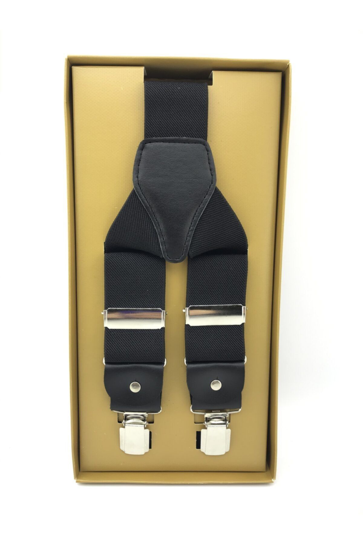 Siyah Salopet Pantalon Askısı