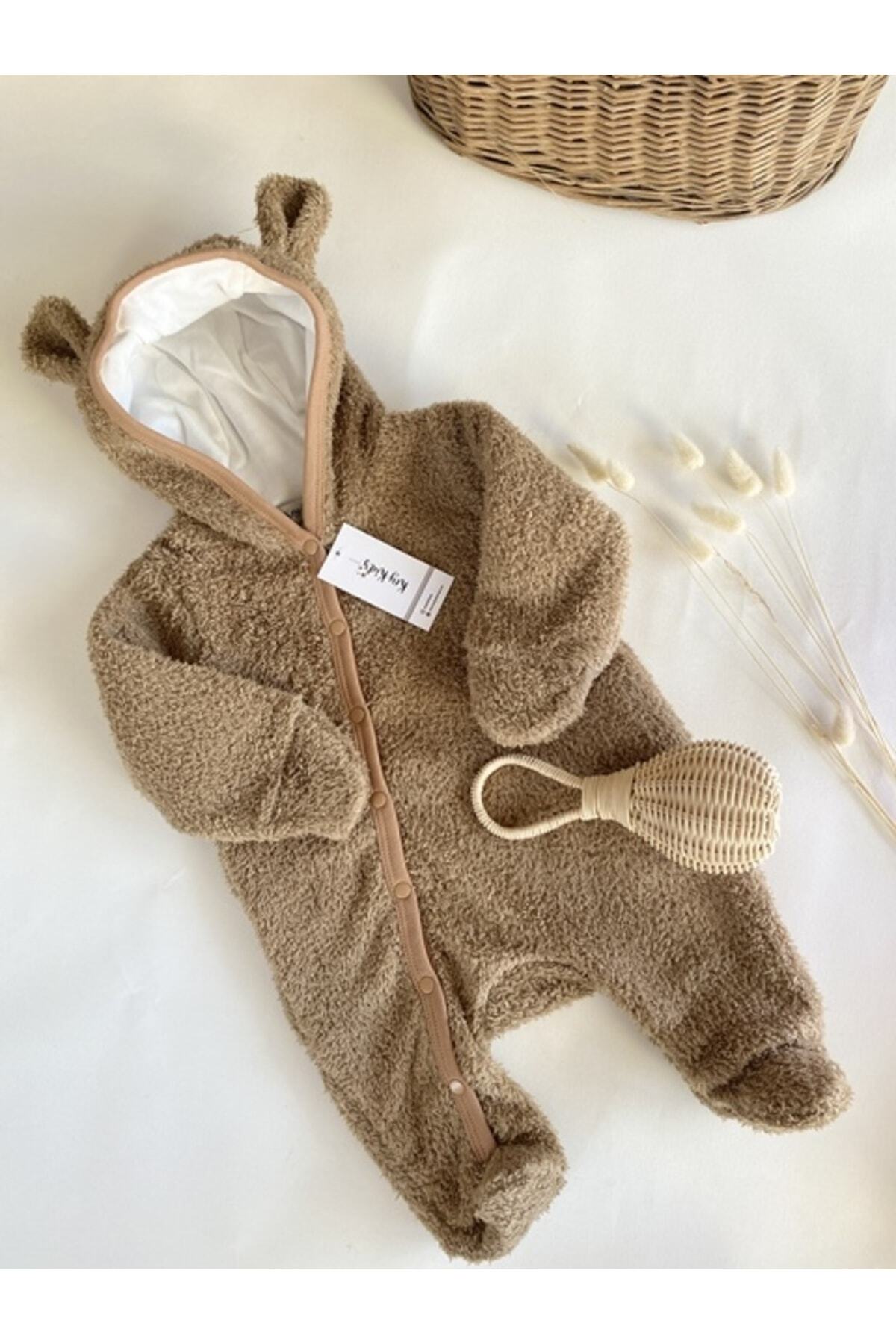 Welsoft Teddy Ayıcık Bej Tulum Peluş Astronot