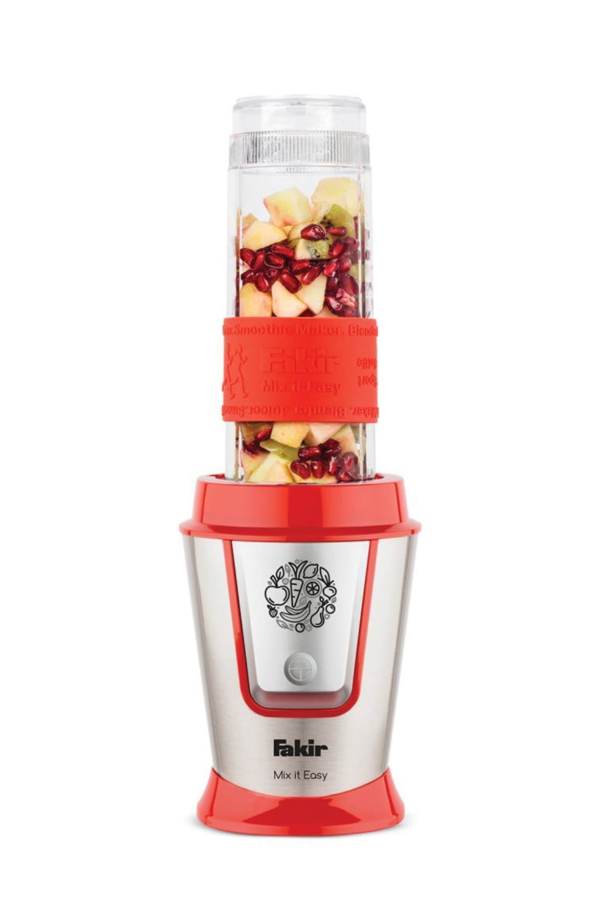 Mix It Easy Kırmızı 500 W Kişisel Blender ve Baharat Öğütücü