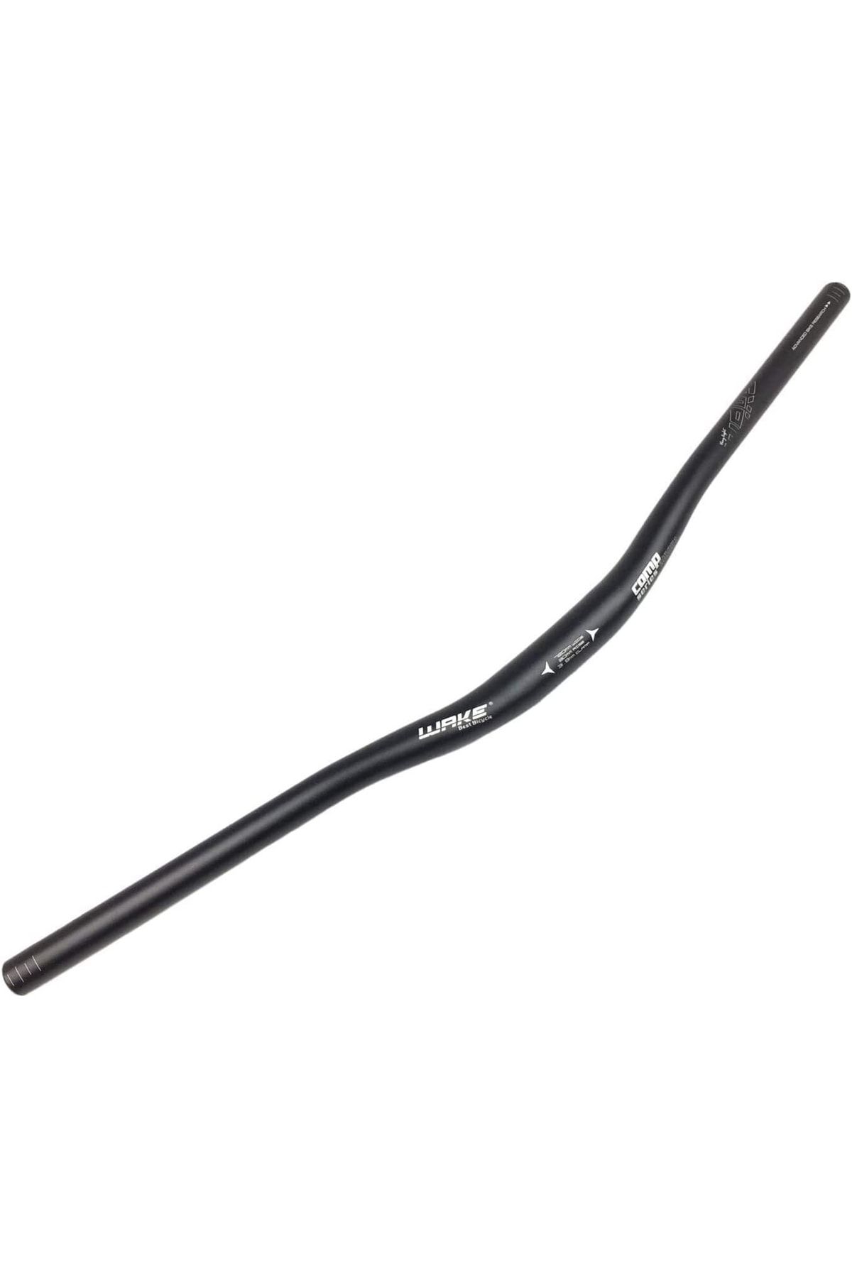 Wake Siyah Bisiklet Alümiyum Gidon 780mm 31,8mm Bisiklet Direksiyon Yedek Parça Aksesuarı