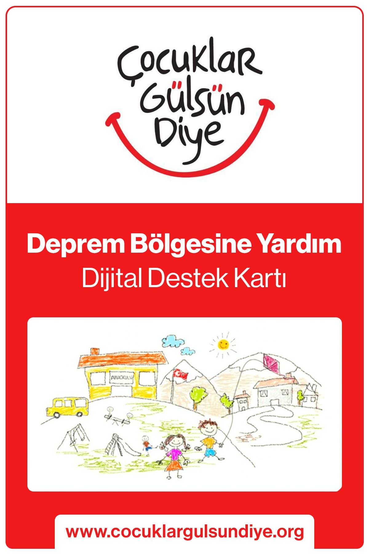 Deprem Dijital Destek Kartı