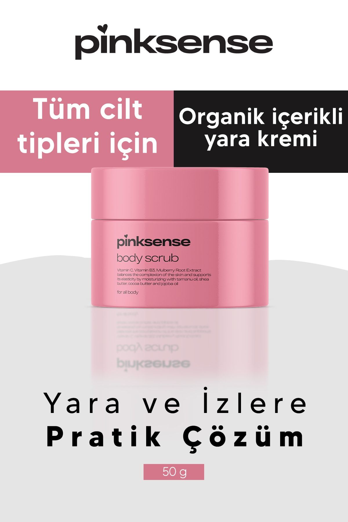 Batık & Çilek Bacak Onarıcı, Leke, Yara Izi Karşıtı Peeling