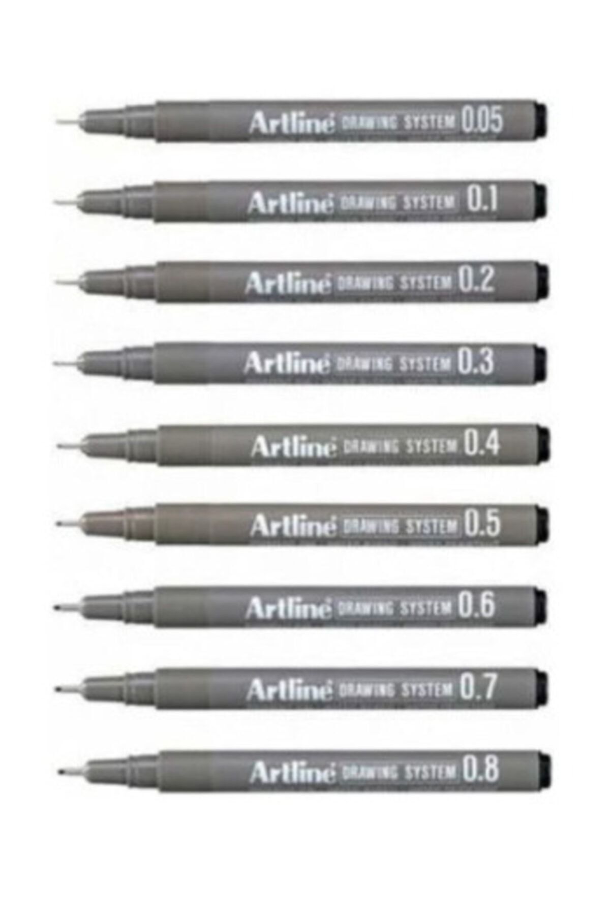 Drawing System Teknik Çizim Kalemi 9'lu Tam Set