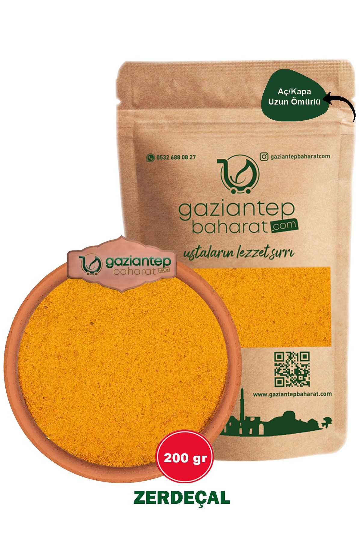 Zerdeçal Toz 200gr