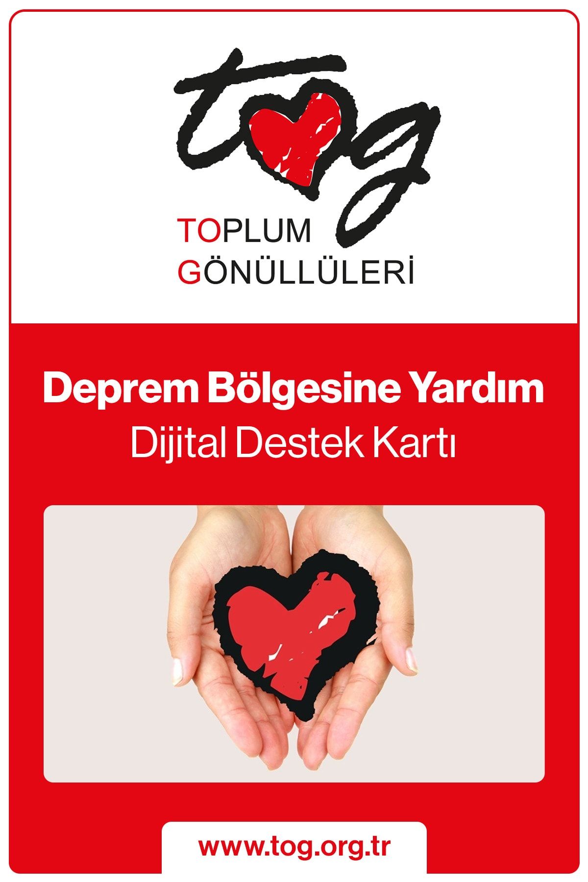 Deprem Dijital Destek Kartı